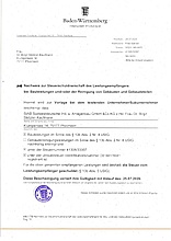 Nachweis zur Steuerschuldnerschaft